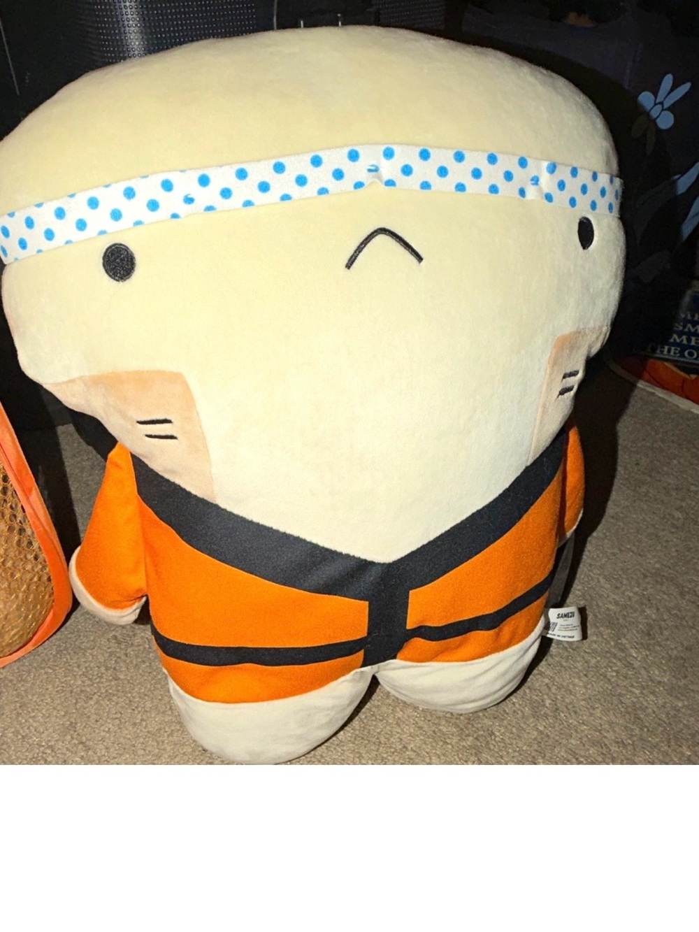 Orange Ninja Plush Stuffed Animal - Samezu